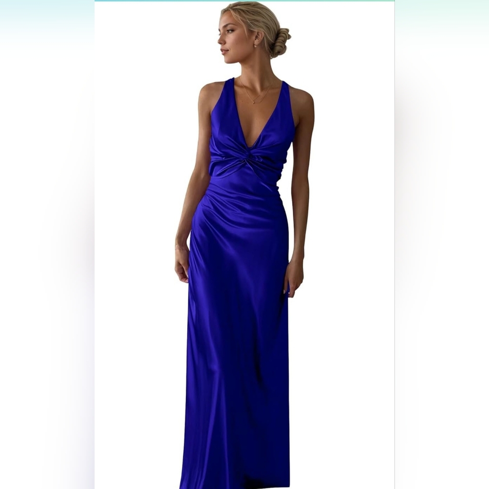 Source Unknown Royal Blue Maxi Dress